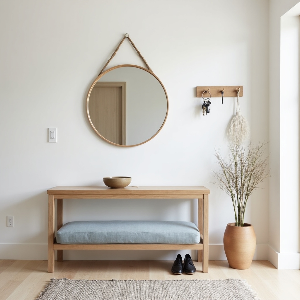 İskandinav tarzı giriş holü